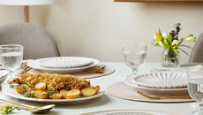 Cabrito em crosta de ervas