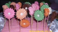 Flores de chocolate
