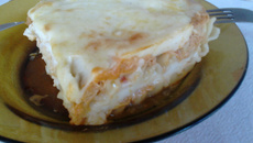 Lasanha de estrogonofe