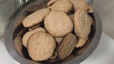 Biscoito de maisena e chocolate