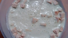 Mousse de limão com bis