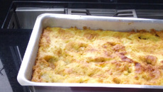 Torta farofa de banana