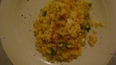 Risoto de rucula à búfala