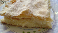 Folhado de creme