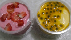 Mousses de frutas