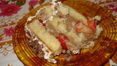 Bolo sensação de morango