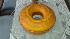 Bolo de cenoura cozida
