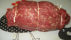 Mignon recheado com mussarela de búfala e jamon