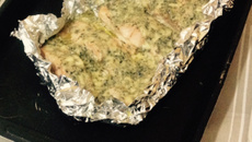 Salmão com gorgonzola