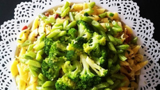 Macarrão com legumes