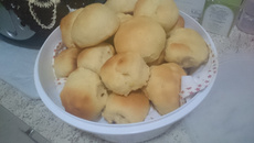 Pãozinho de aipim-salsa