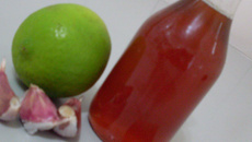 Chá de alho e gengibre