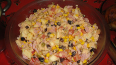 Salada de pão de forma