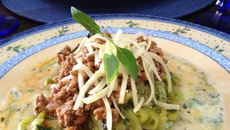 Macarrão de abobrinha