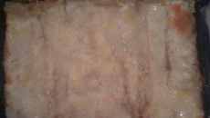 Lasanha bolonhesa com creme de ricota