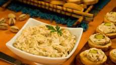 Patê de figo e pistache