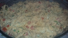 Macarronada de pirarucu