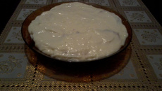 Pavê de bolo e chocolate branco