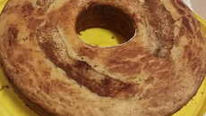 Bolo de Fubá com Banana Light