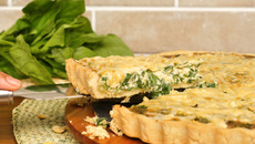 Quiche de espinafre