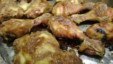 Frango com creme de cebola