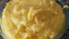 Purê de mandioquinha