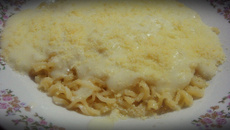 Miojo ao molho branco