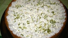 Torta com ganache e mousse de limão