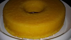 Bolo cremoso de laranja