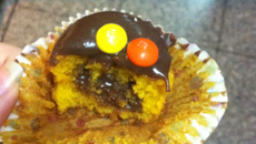 Cupcake de Cenoura com trufa