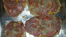 Pizza de pão francês