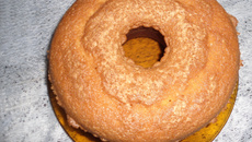 Bolo de refrigerante de laranja