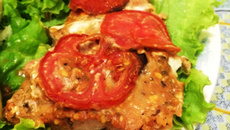 Salmão de forno ao molho do chef