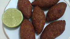 Quibe frito fácil e barato