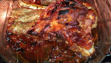 Costelinha de porco na pressão