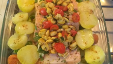 Salmão de forno do Rubão