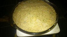 Quibe assado e recheado do Bruno Ribeiro