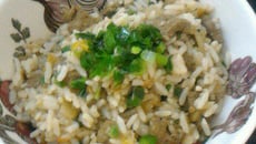 Risoto de fígado