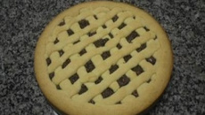 Torta de chocolate com granulado