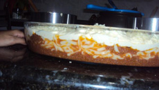 Macarrão em camadas