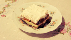 Charlotte de pêssego