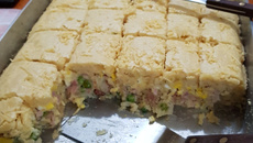Torta de liquidificador sabor portuguesa