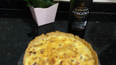 Quiche de Queijos e Bacon