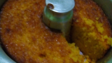 Bolo de milho de liquidificador