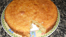 Bolo de bagaço de milho