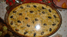 Torta de bacalhau da Vanuza