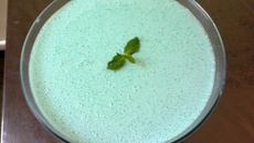 Mousse azul