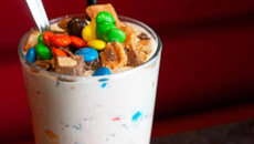 Milk shake de M&M's