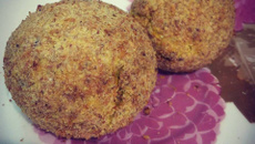 Bolinho de frango com batata doce FIT