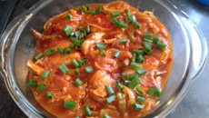 Filé de tilápia ao molho